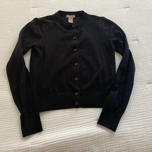 H&M black cardigan